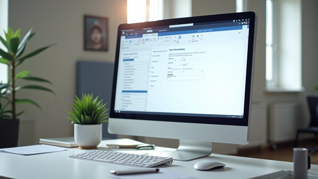 Počítač se softwarem pro účetnictví a daňovou evidenci