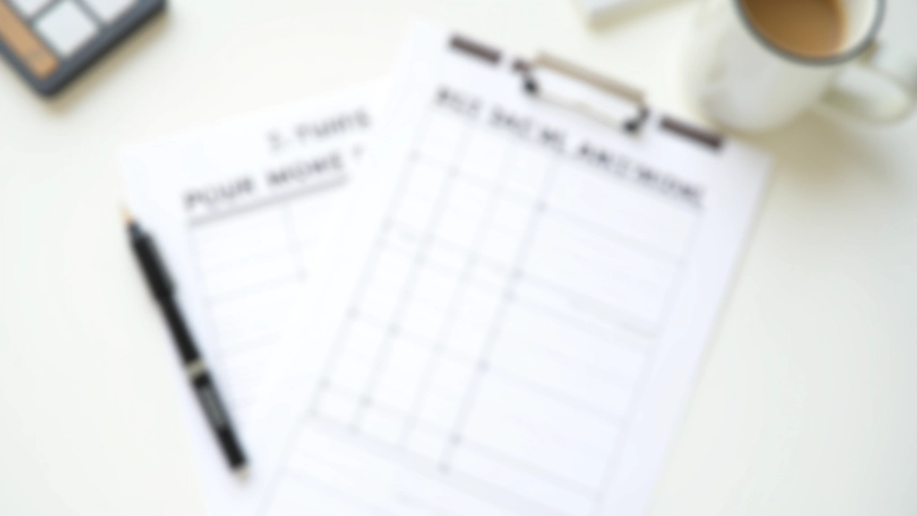 Tabulka se čtvrtletními údaji a grafu na papíře