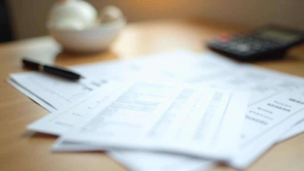 Finanční formuláře a daňové dokumenty seřazené na pracovním stole, papíry s grafy a tabulkami